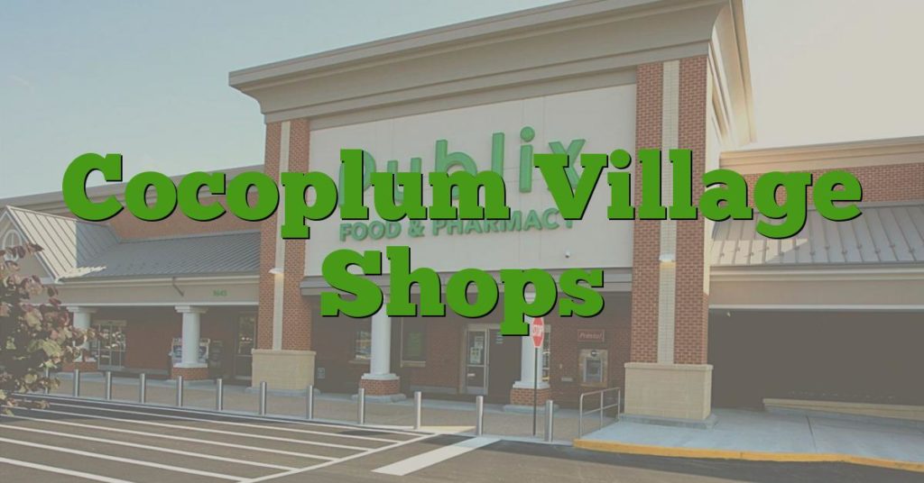 Cocoplum Village Shops